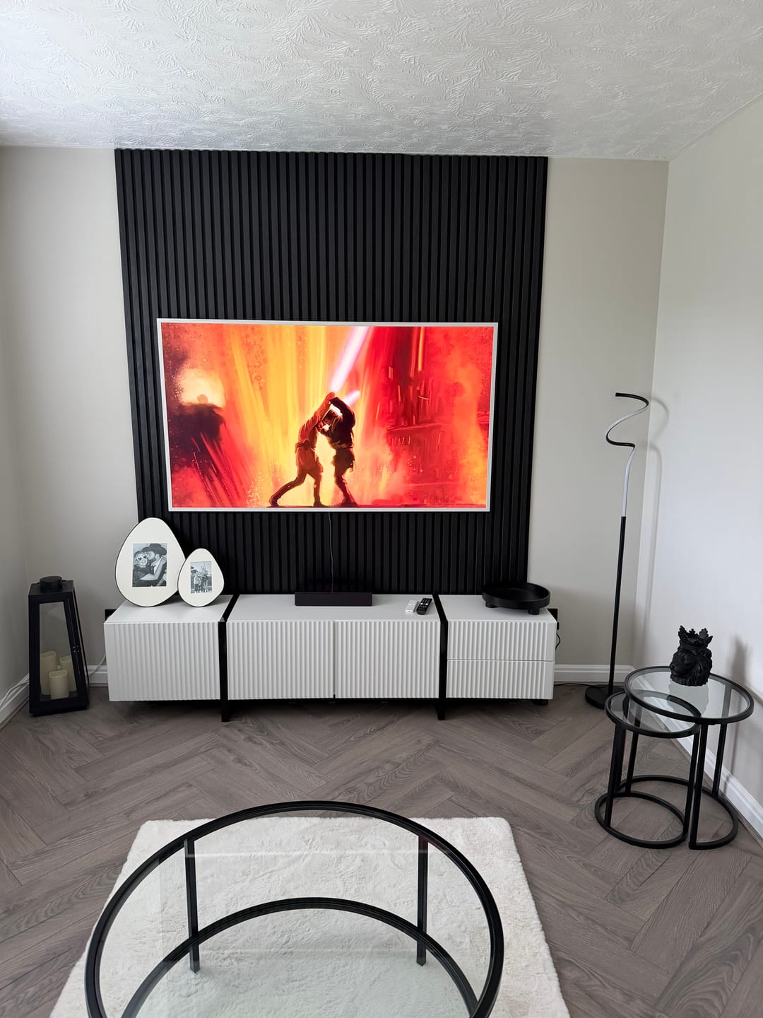 Customer photo review of Premium Acoustic Wall Panels - Black