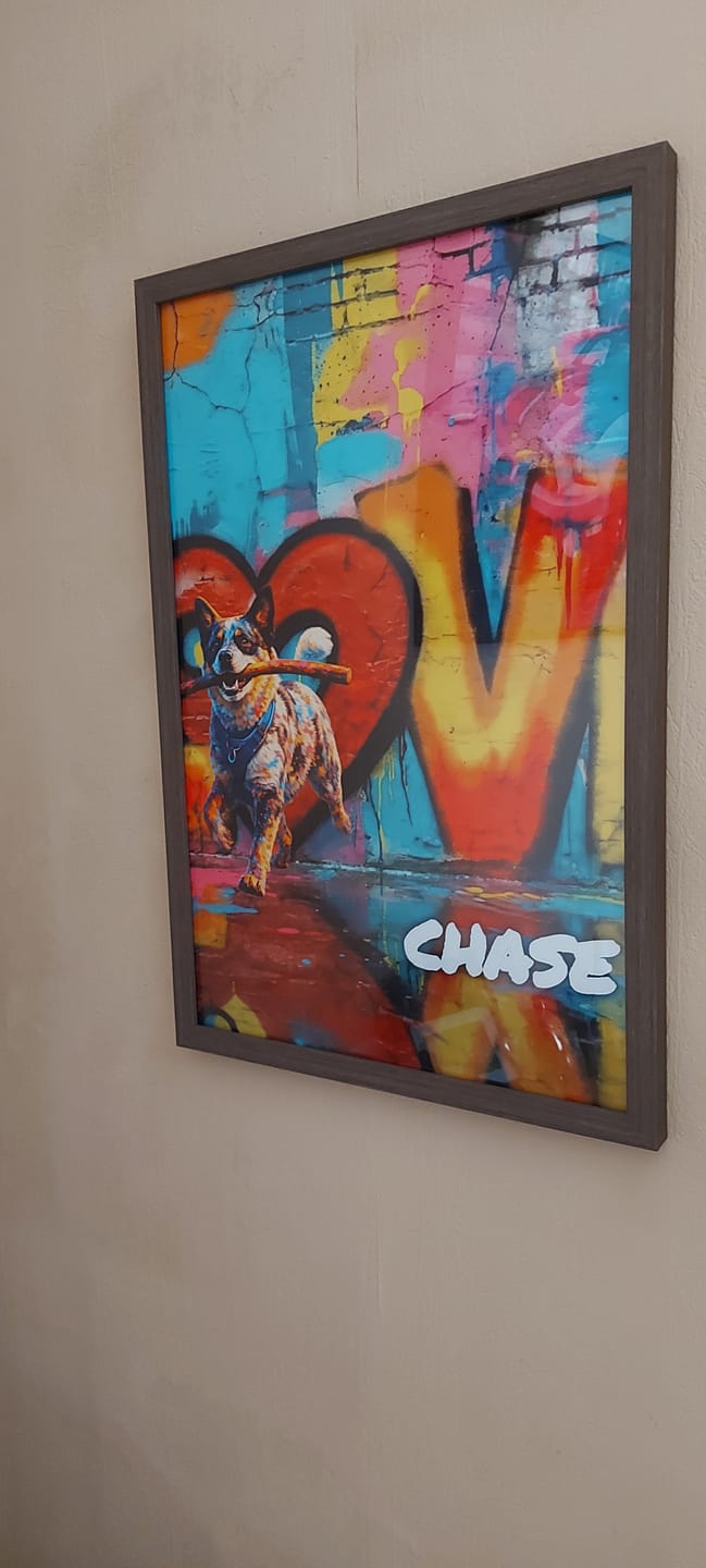 Customer photo review of Streetart - Gepersonaliseerde poster