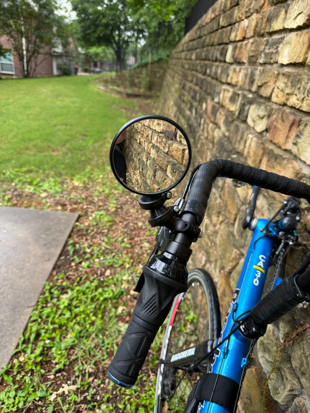 Customer photo review of LAMA Clamp Mount and Mirror Kit
