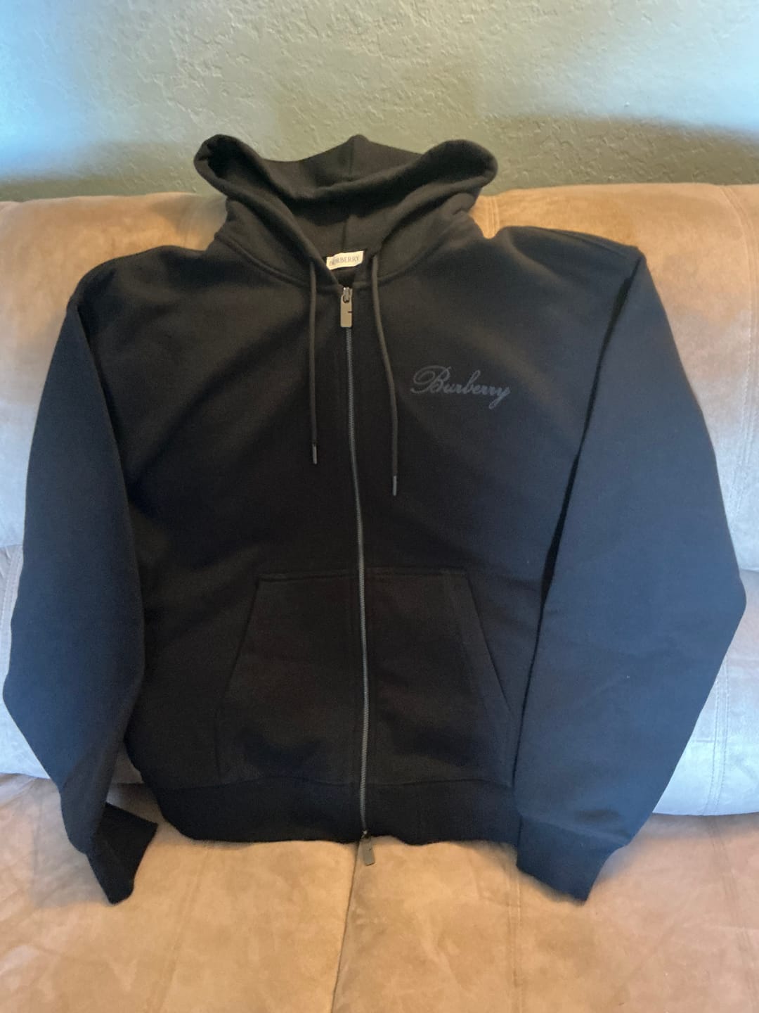 Customer photo review of Cotton Hoodie Sweatshirts Black