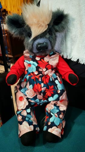 Customer photo review of Patchwork Kitty  FREE PATTERN