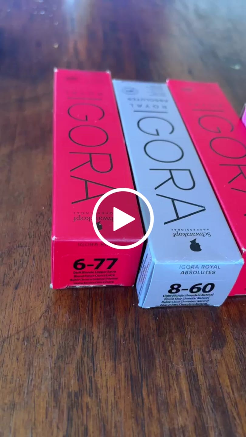 Customer video review of IGORA ROYAL - Coloración Permanente - 60ml