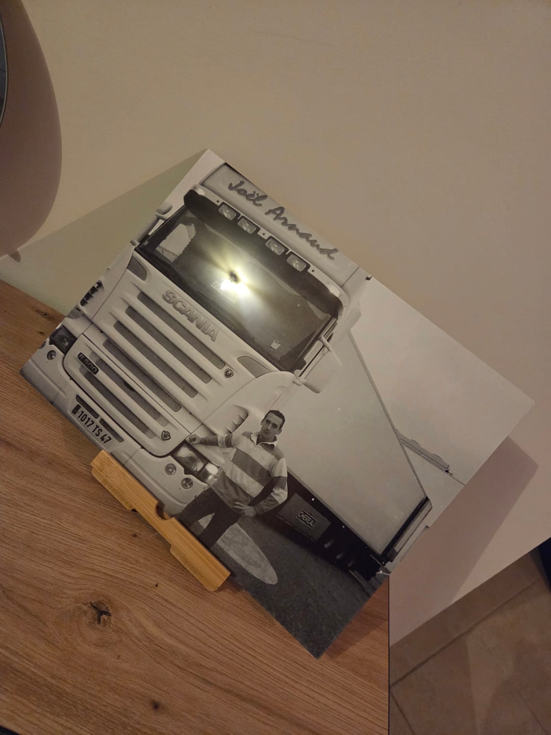Customer photo review of Poster métallique personnalisable