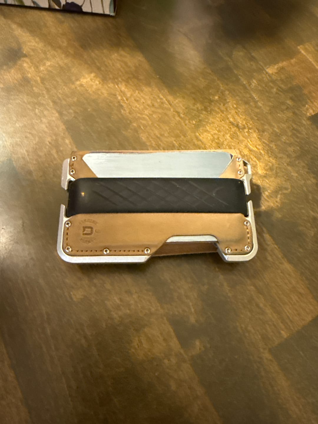 Customer photo review of 3 POCKET BIFOLD LEATHER
