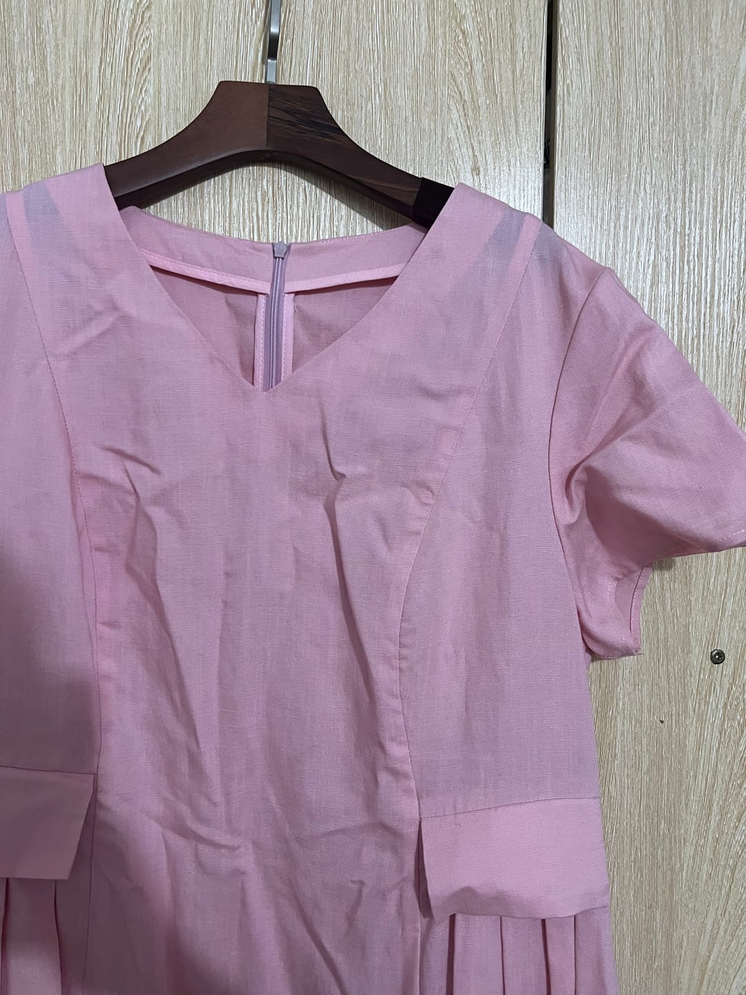 Customer photo review of Yeese Plus Size Elegant Pleated Dress