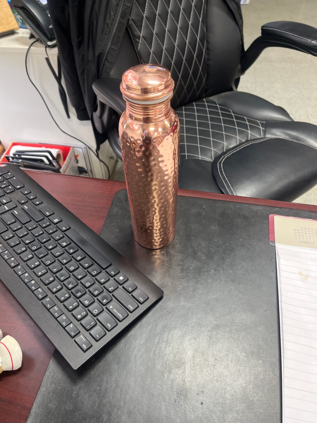 Customer photo review of Himalayan Ayurvedic Pure Copper Bottle