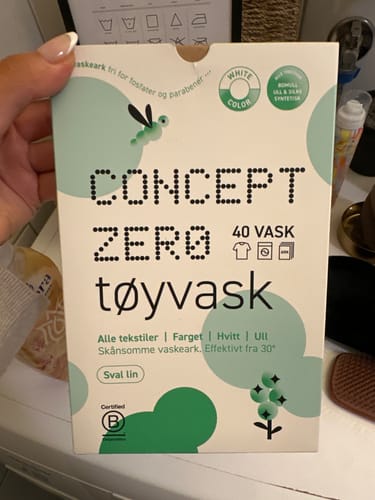Customer photo review of Tøyvask-ark