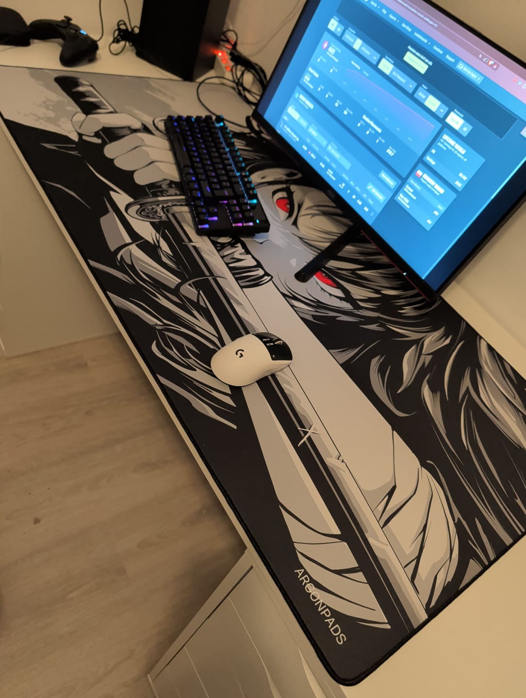 Customer photo review of AZRA ─ SPEED ǀ GAMING MOUSEPAD