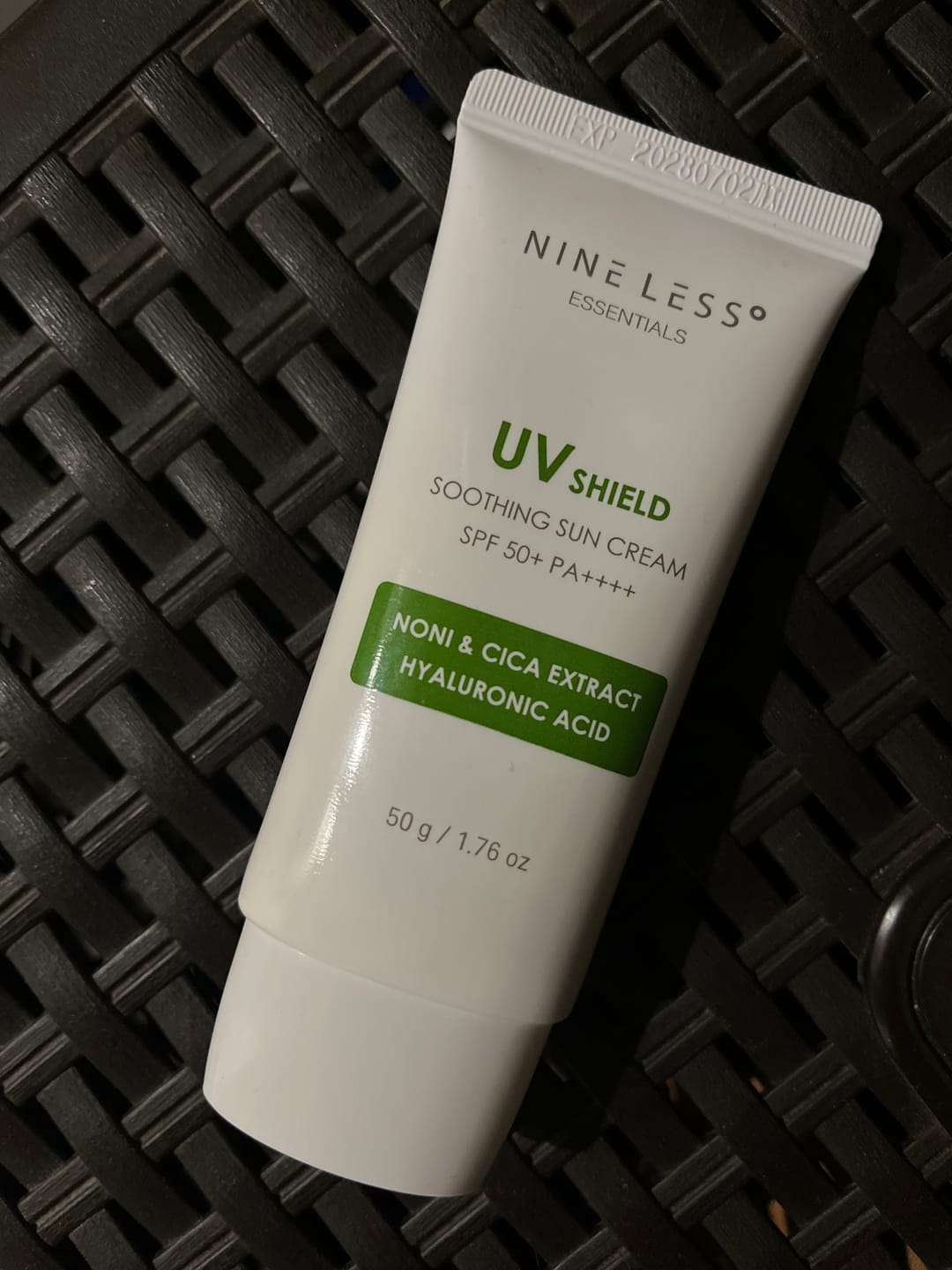 Customer photo review of Vegānisks saules aizsargkrēms Nine Less Essentials UV Shield Soothing Sun Cream SPF 50+ PA++++