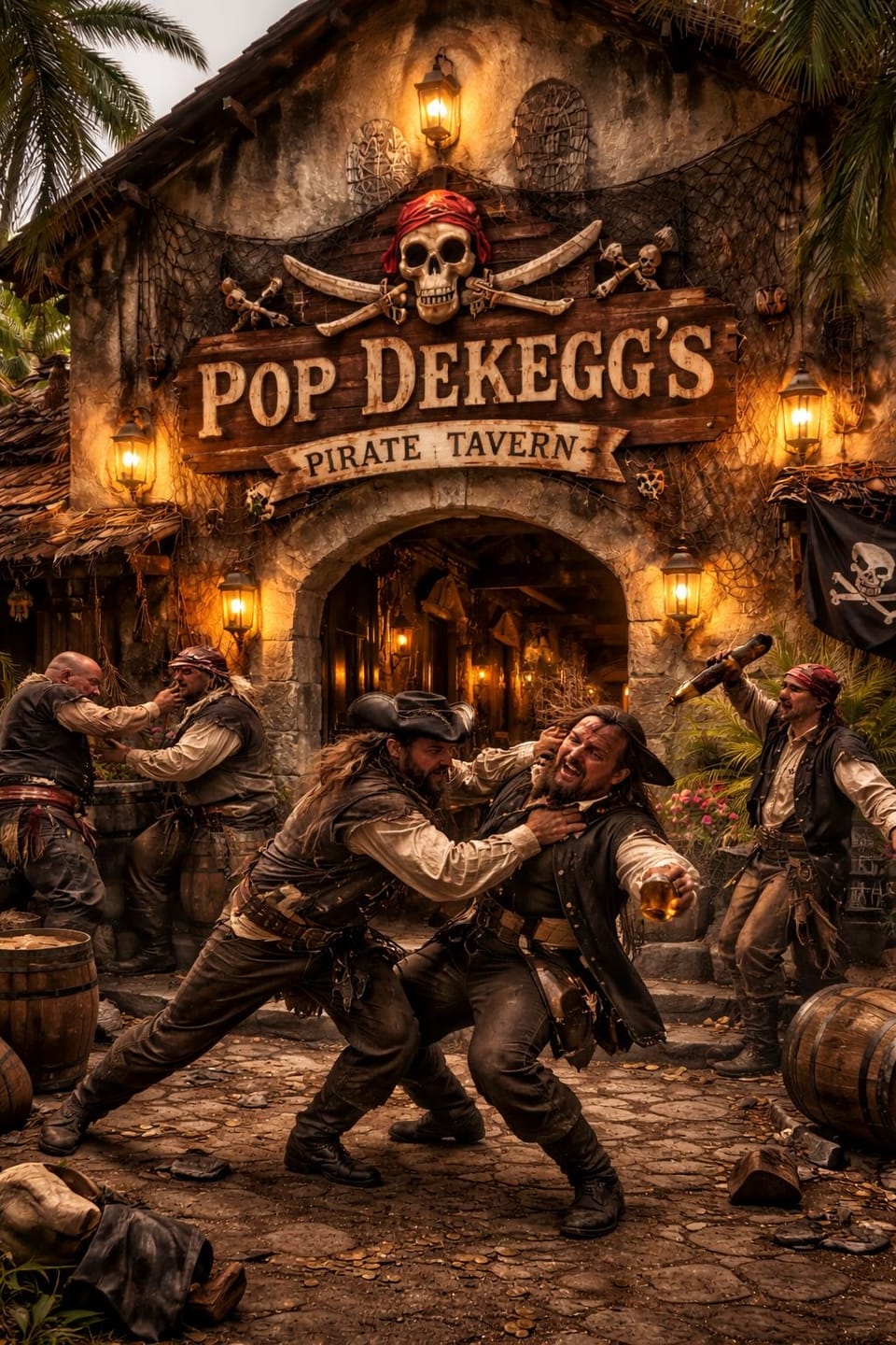 Customer photo review of Pirate Murder Mystery Host Your Own Game Kit