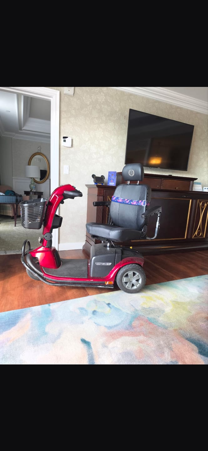 Customer photo review of Premium Scooter With Sunshade (3 Wheel)