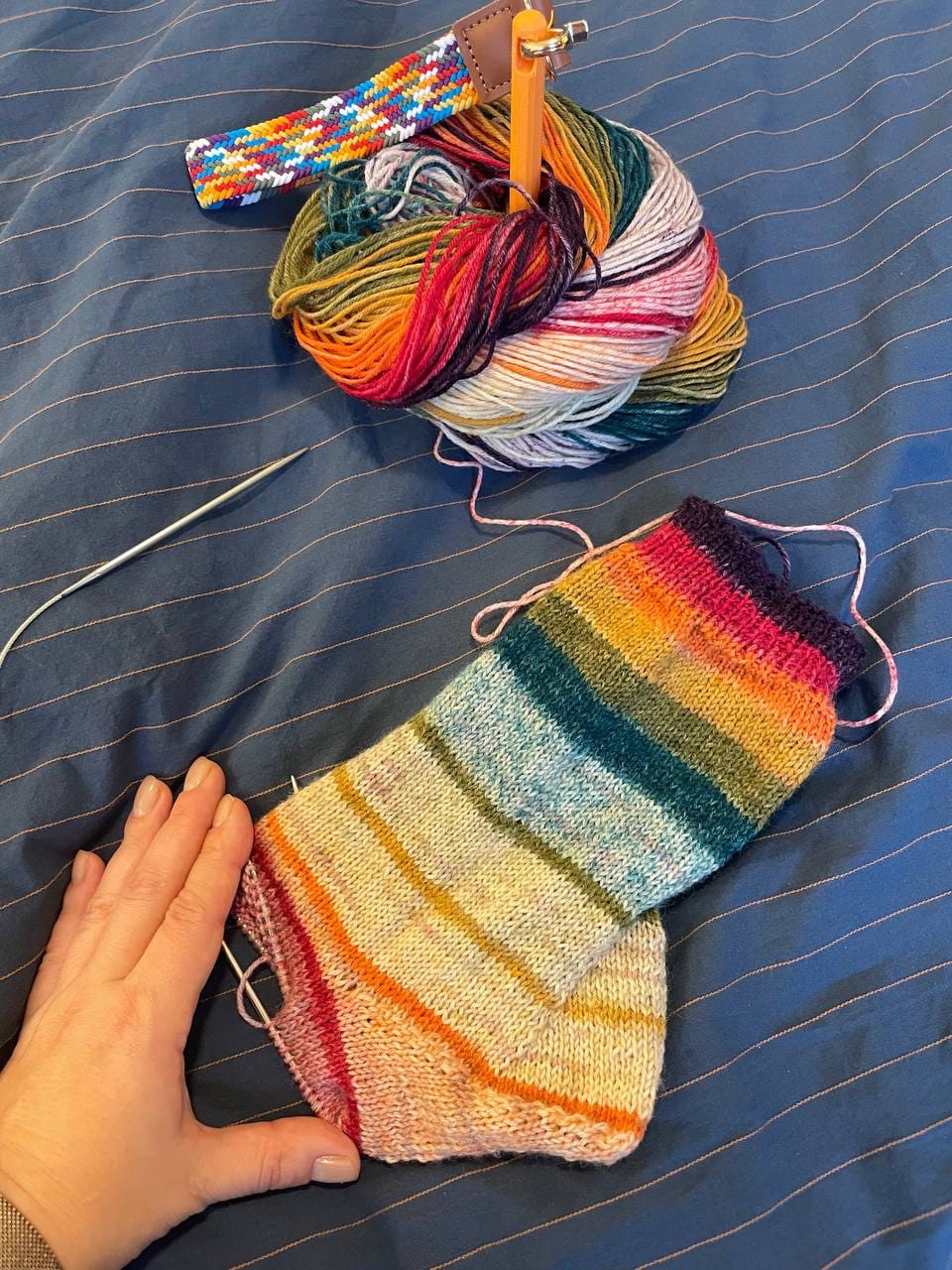 Customer photo review of Symmetric Sock & More - Illusion