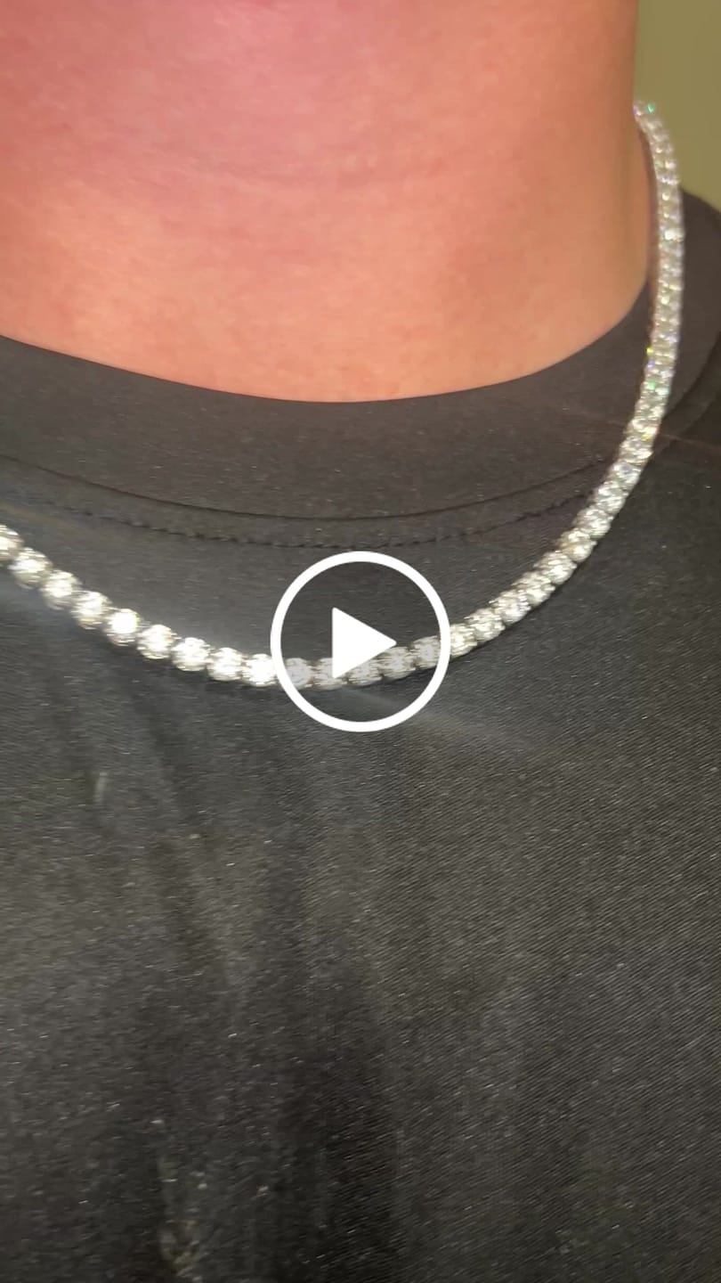 Customer video review of Tennis Chain 4mm (Silver)