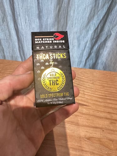 Customer photo review of Gold Spectrum THCA Sticks (6pk)