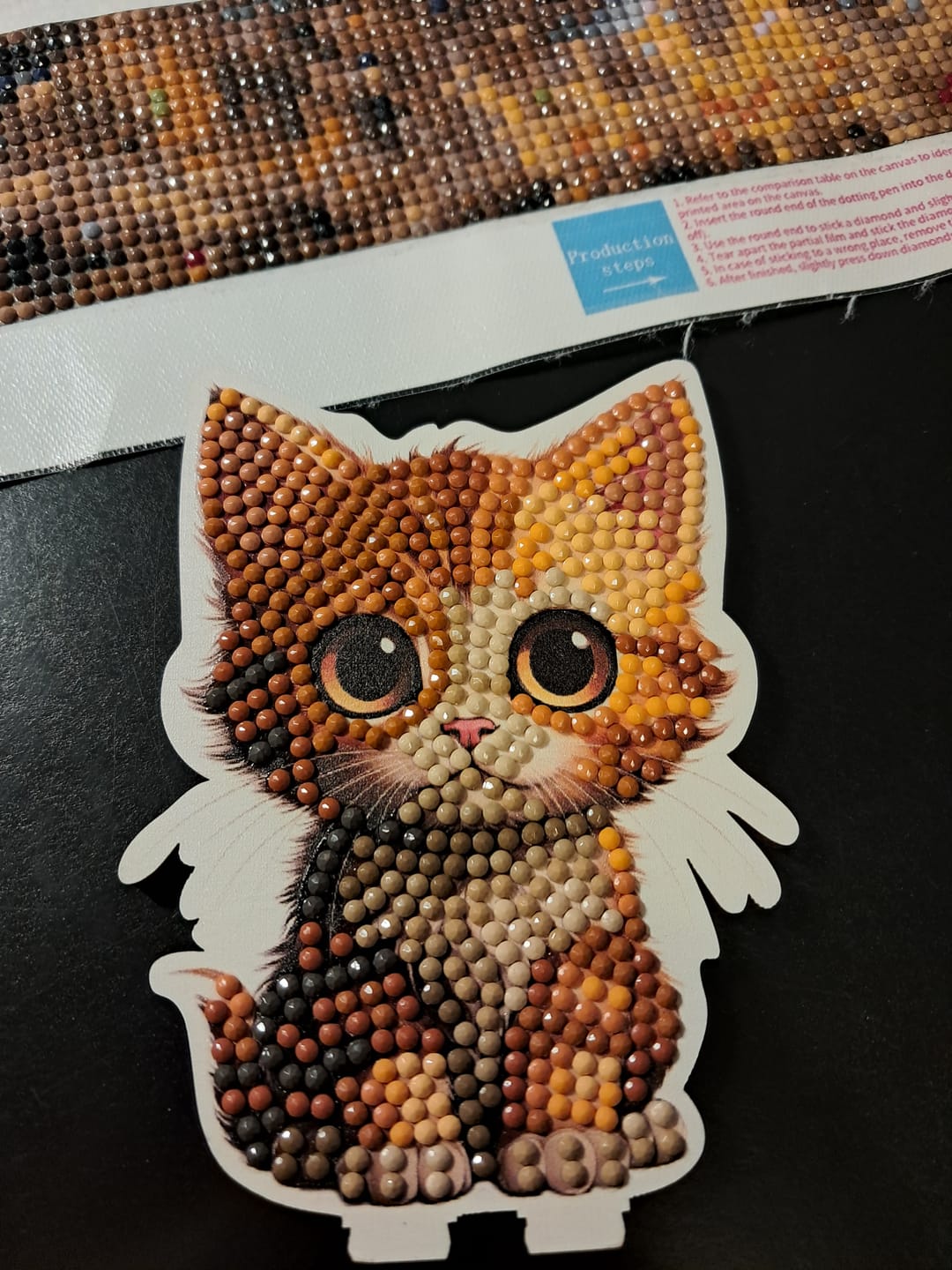 Customer photo review of Kitten Crystal Art Wildlife Buddies