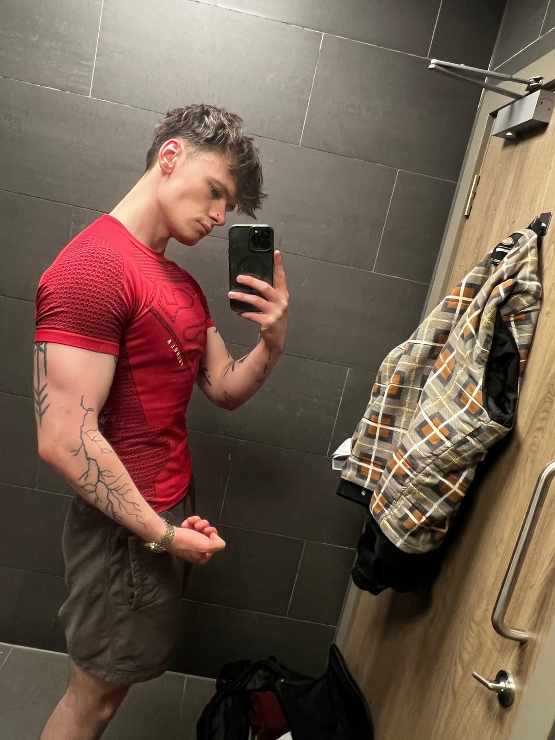 Customer photo review of 4117 - Superman Compression Tees