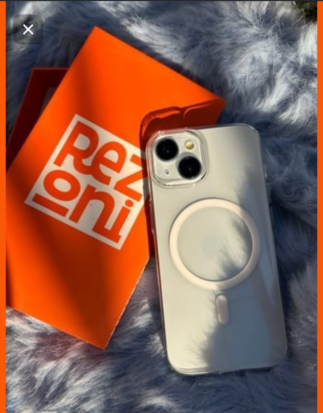 Customer photo review of Anti-Yellow Magsafe Clear Case - Motorola Edge 50 Pro