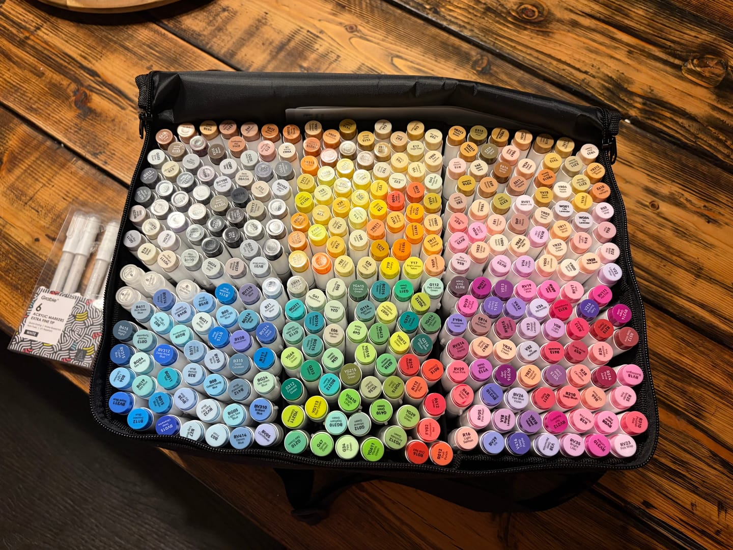 Customer photo review of Ohuhu Marker Bag for Oahu and Honolulu Series