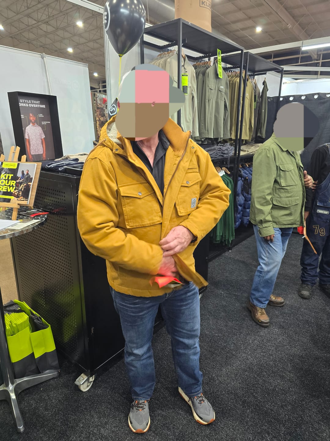 Customer photo review of W.O.R.K Duck Canvas Jacket Brown