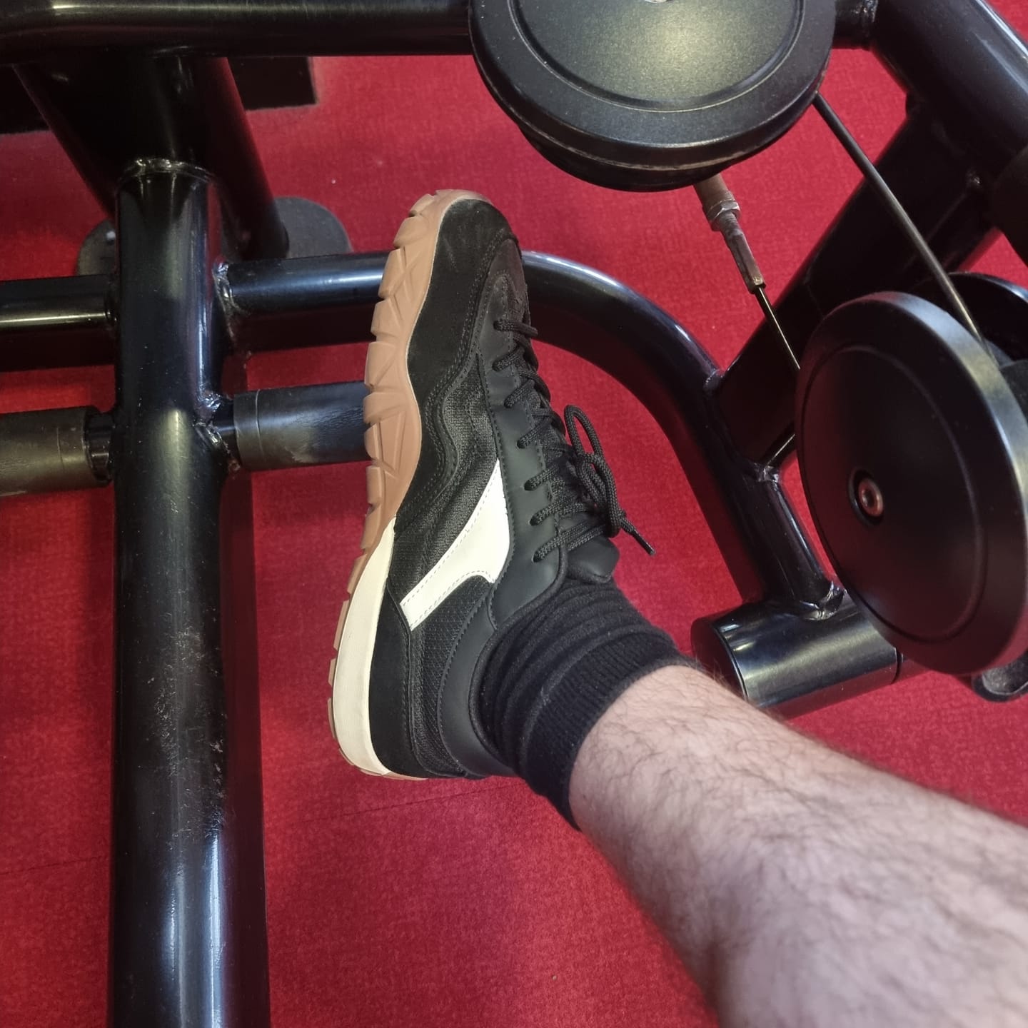 Customer photo review of Hollow -  Wide Toe Sneakers