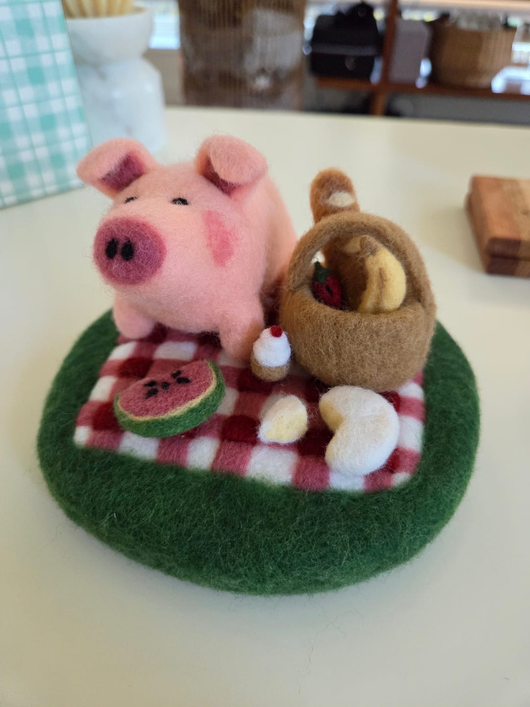 Customer photo review of Needle Felting Joy Subscription - With Supply Box