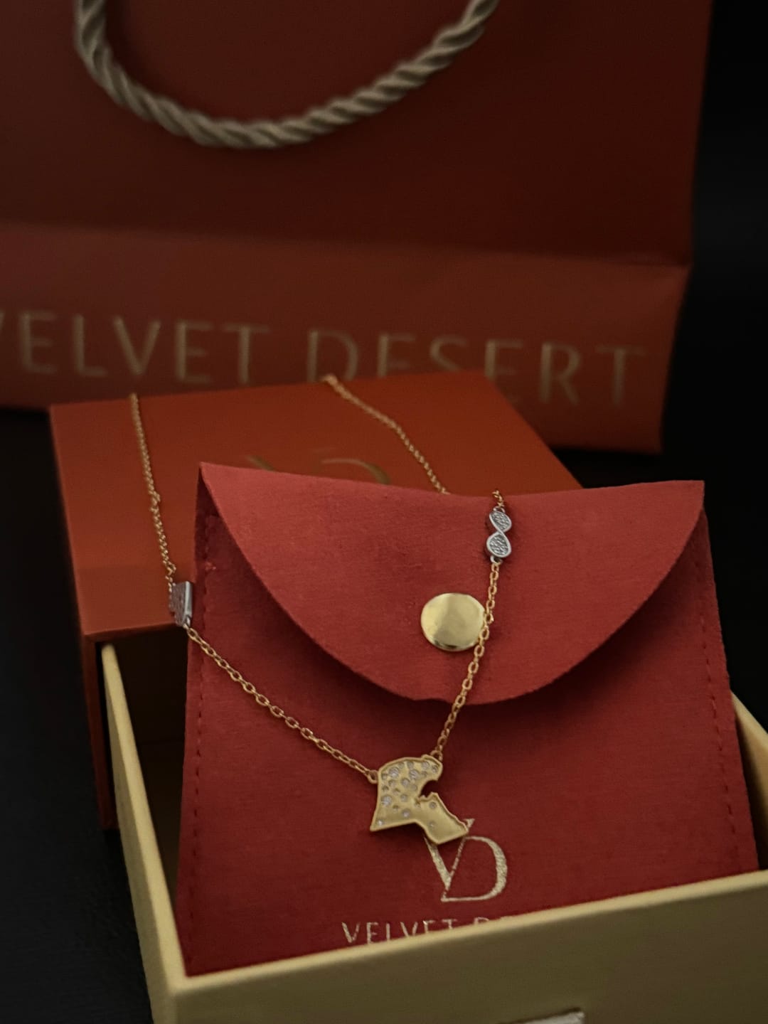 Customer photo review of Map Outline Charm