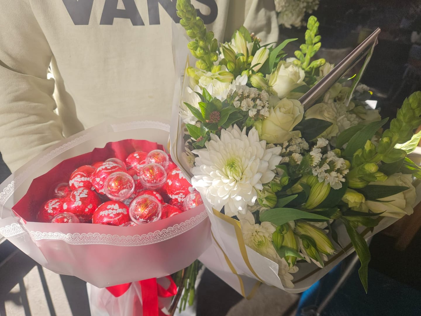 Customer photo review of Classic White Bouquet
