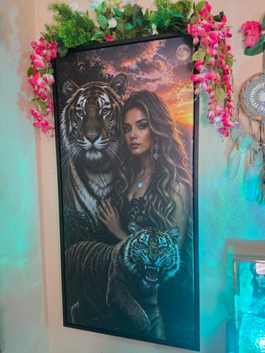 Customer photo review of Create Your Own Canvas Set - Tall Portrait