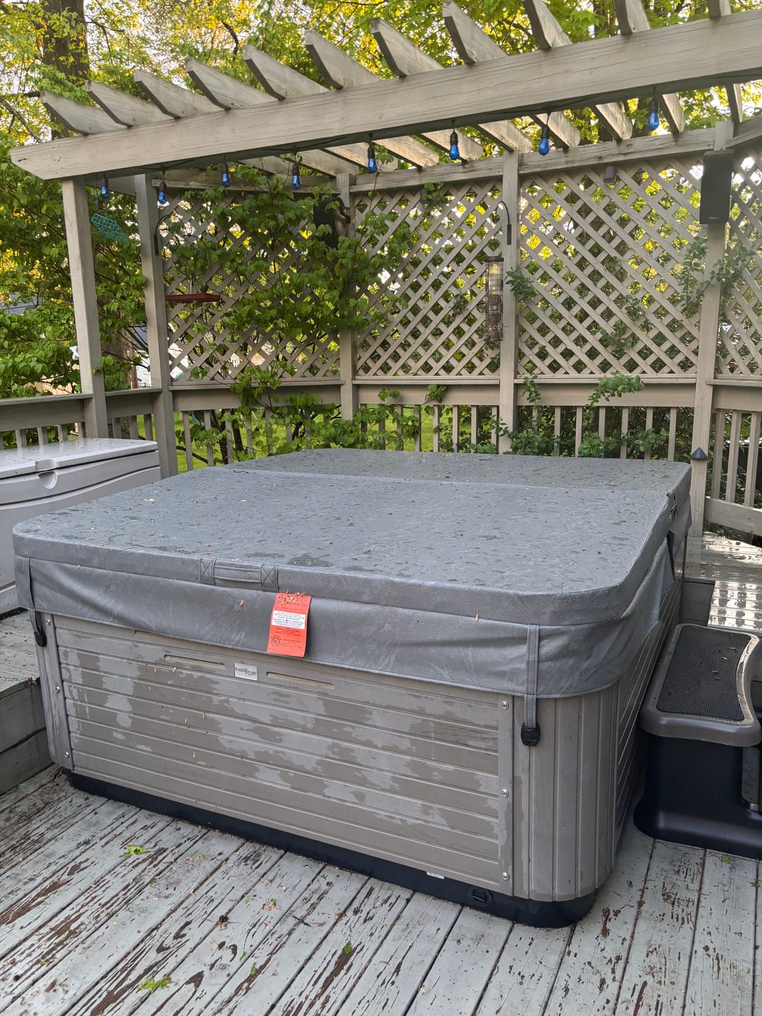 Customer photo review of Custom Spa Cover