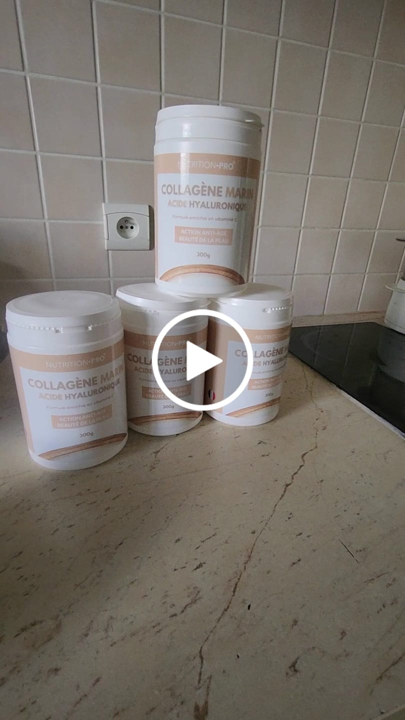 Customer video review of COLLAGÈNE MARIN NATICOL® / ACIDE HYALURONIQUE (EN POUDRE) - 300G