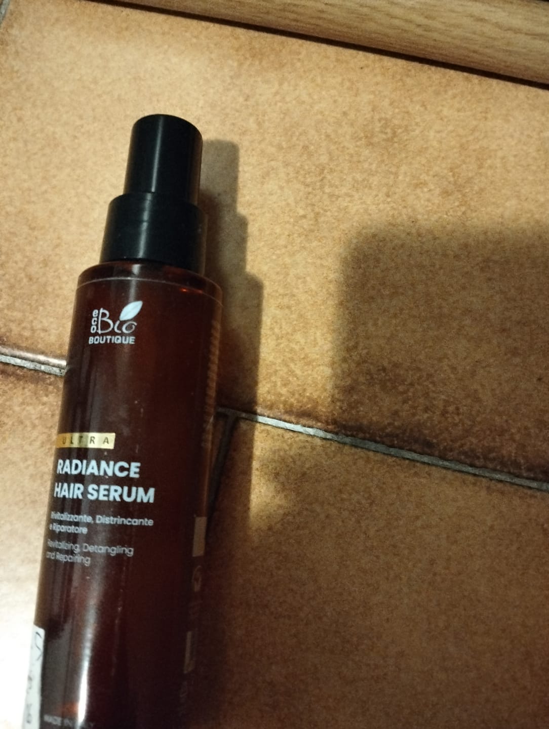 Customer photo review of Radiance Hair Serum