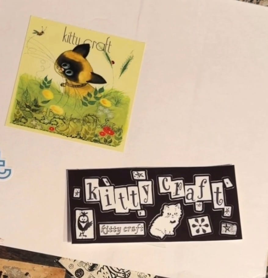 Customer photo review of Cut to Shape Stickers