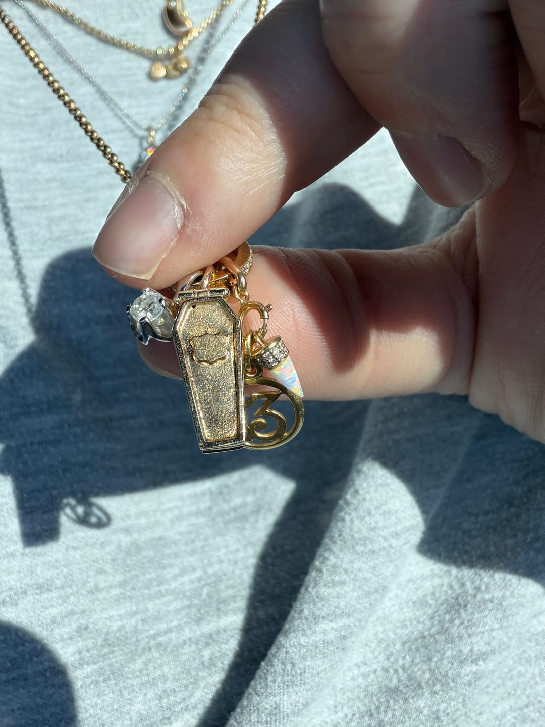 Customer photo review of Skeleton in a Casket