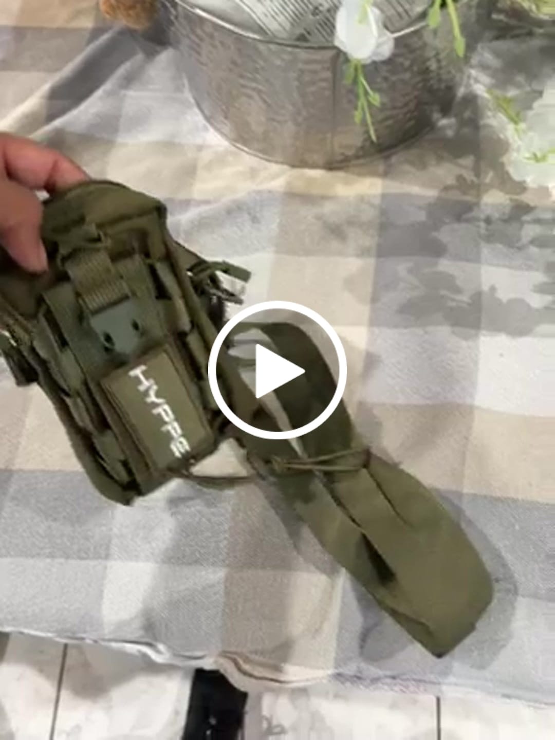 Customer video review of Tactical Side Bag