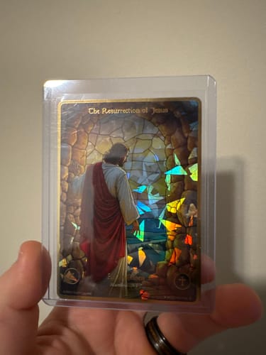 Customer photo review of The Resurrection of Jesus – Stained Glass Promo (P107)