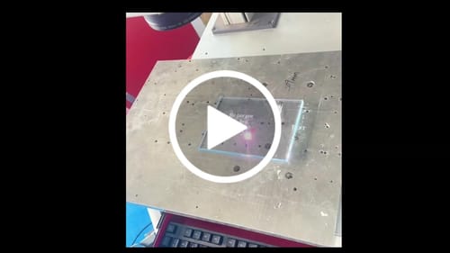 Customer video review of Cloudray UV Pro Series 5-in-1 5W 10W 15W UV Laser Water-Cooled Autofocus Inner  3D, 2.5D & Surface Engraver compatible with Lightburn
