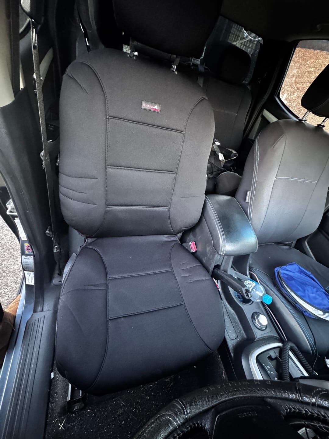 Customer photo review of Sharkskin Front Seat Covers for Isuzu D-Max (June/2012-June/2020)
