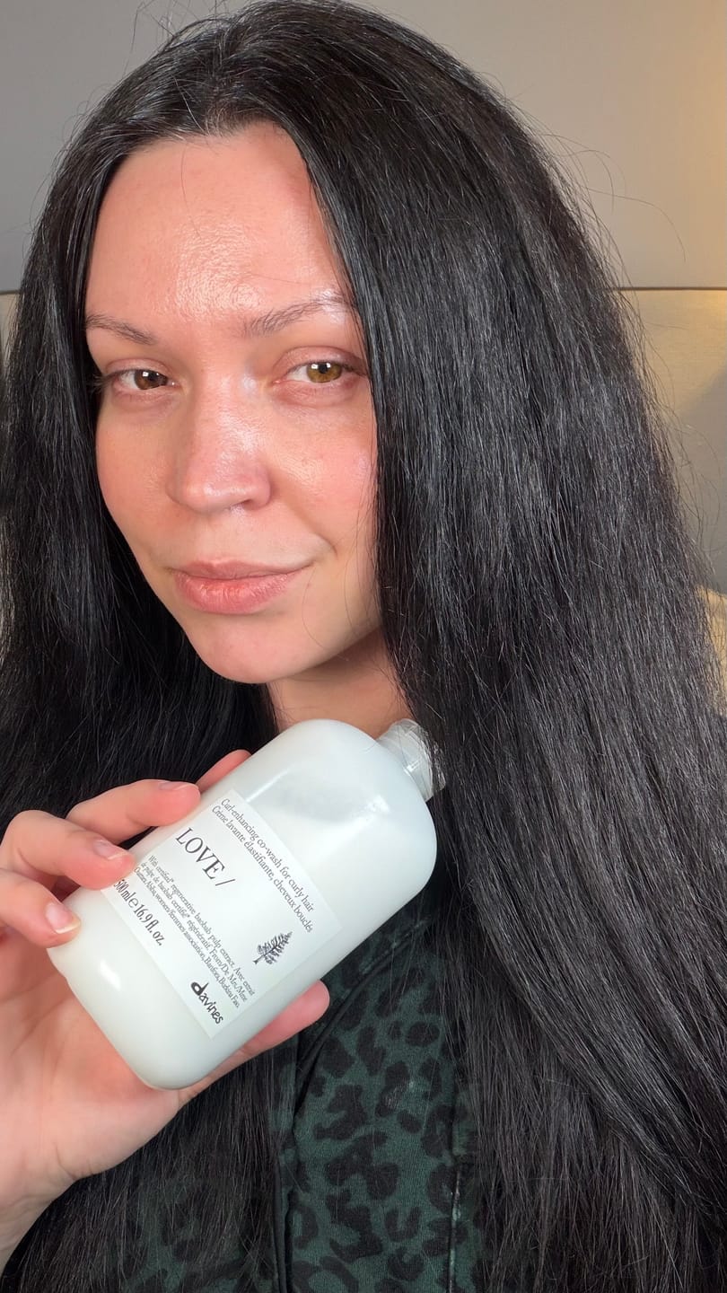 Customer photo review of LOVE CURL Co-wash