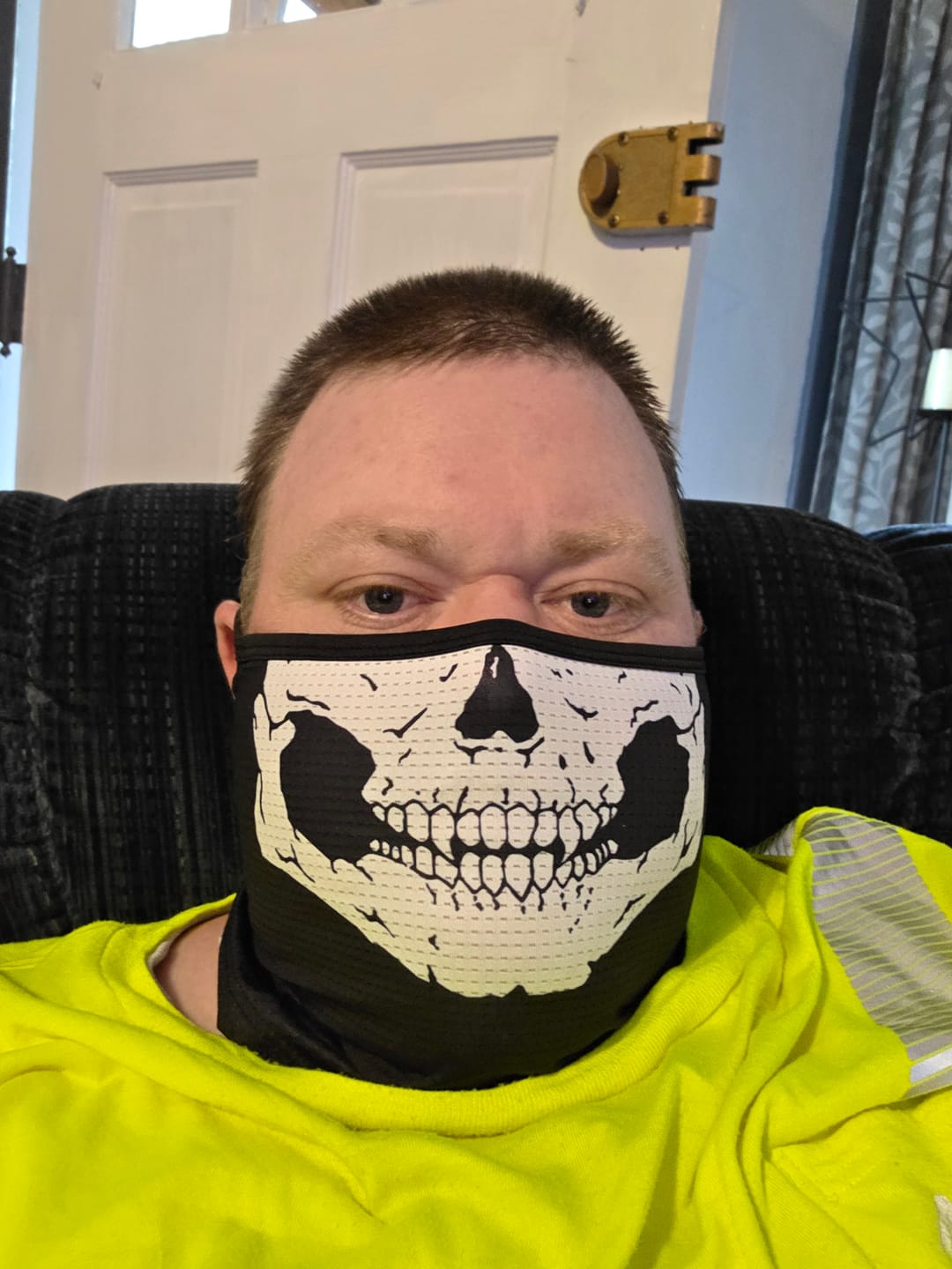 Customer photo review of Breathable UV-Block Neck Gaiter Bandana