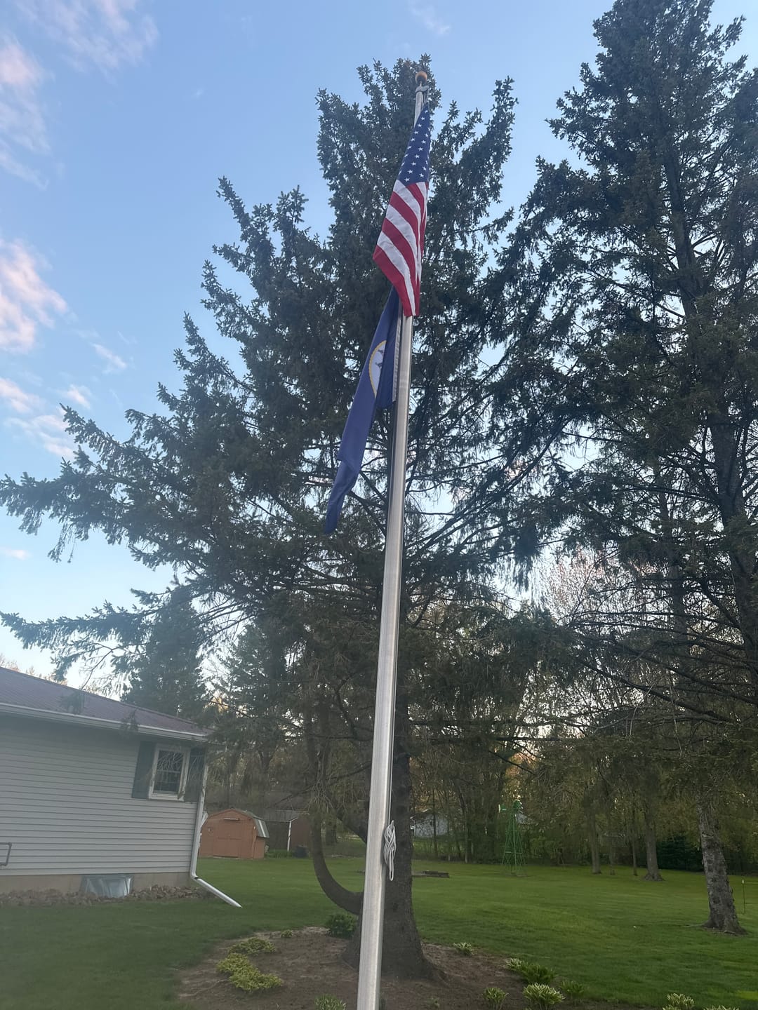 Customer photo review of United States Navy Flag - Premium Quality Outdoor Nylon