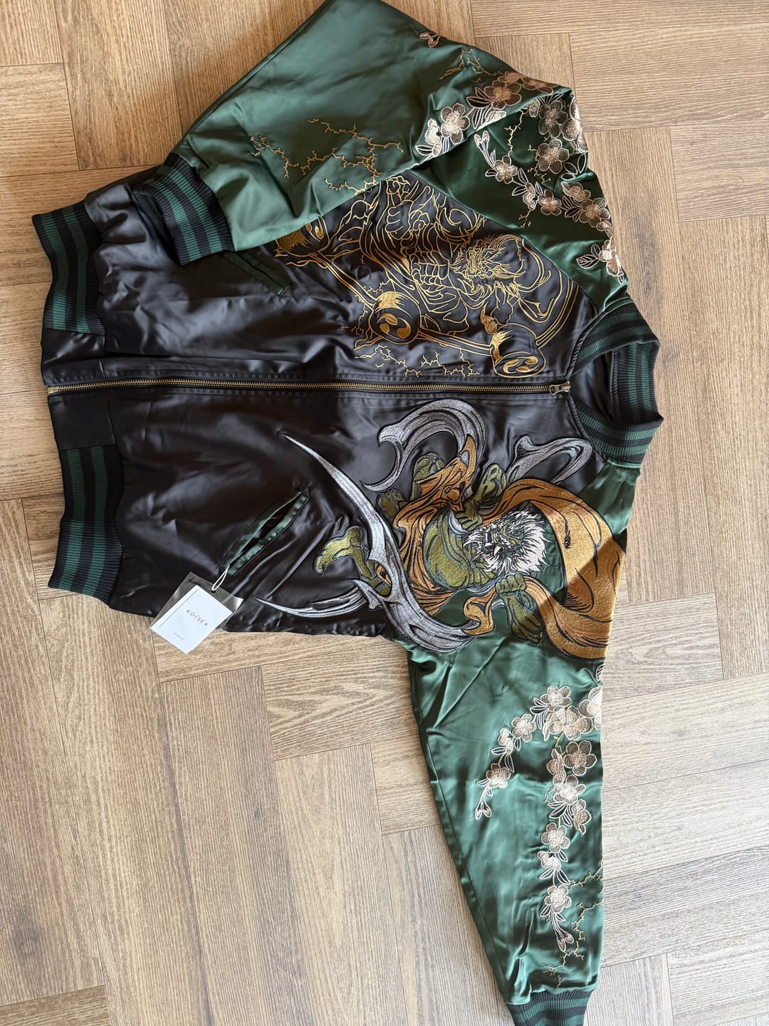 Customer photo review of Raijin & Fujin Sukajan Souvenir Jacket