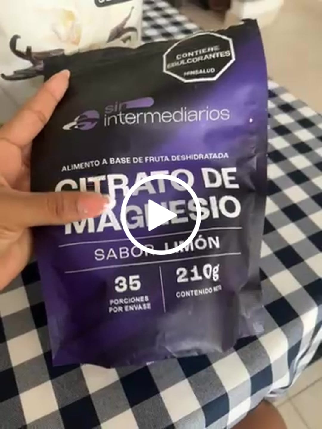 Customer video review of Citrato de Magnesio - Sabor Limón