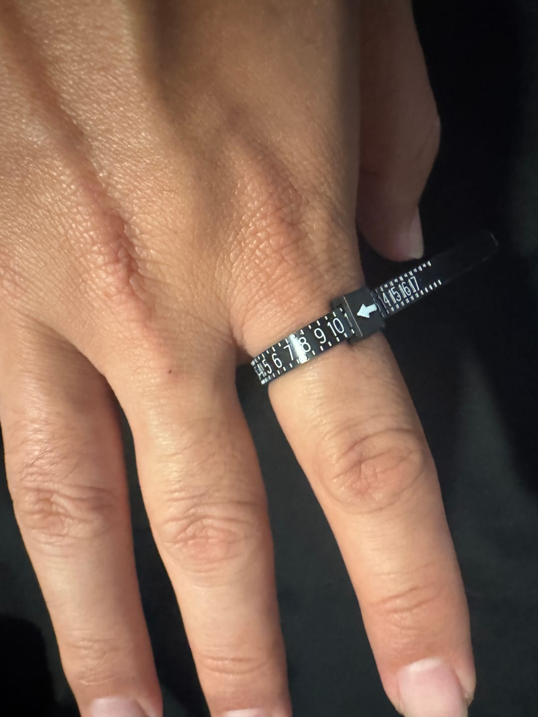 Customer photo review of FREE RING SIZER