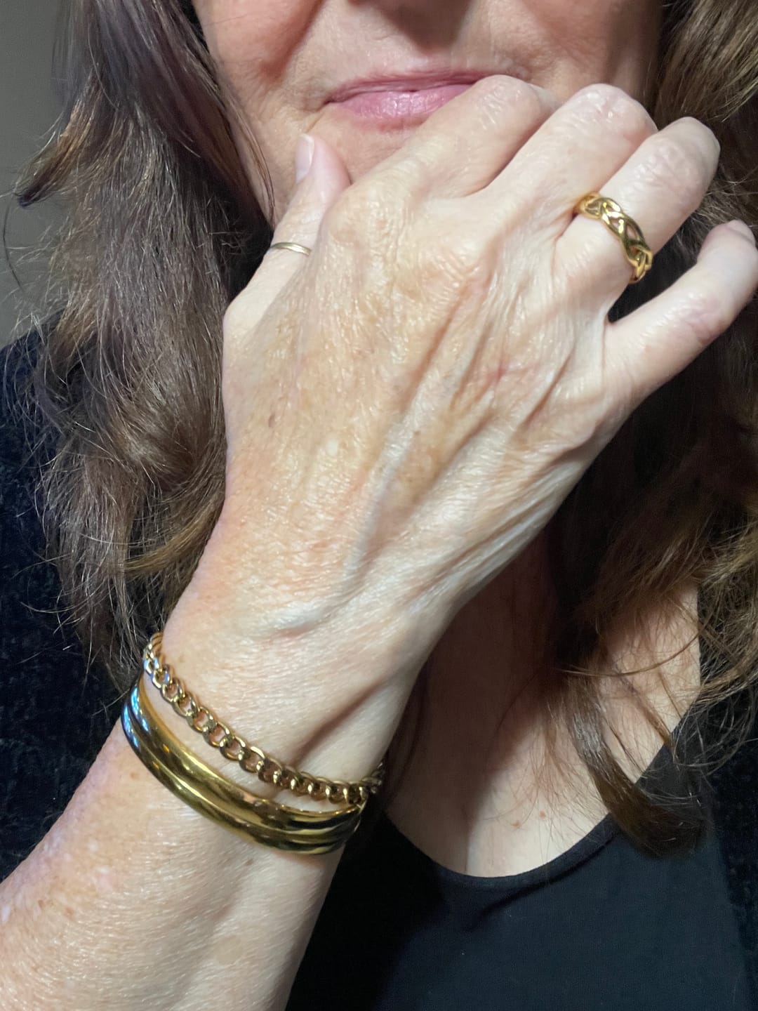 Customer photo review of Marbella Cuff Bracelet