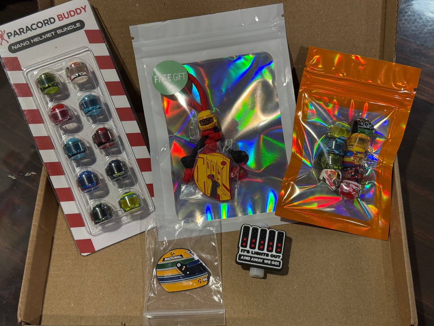 Customer photo review of Mystery Pin Badge