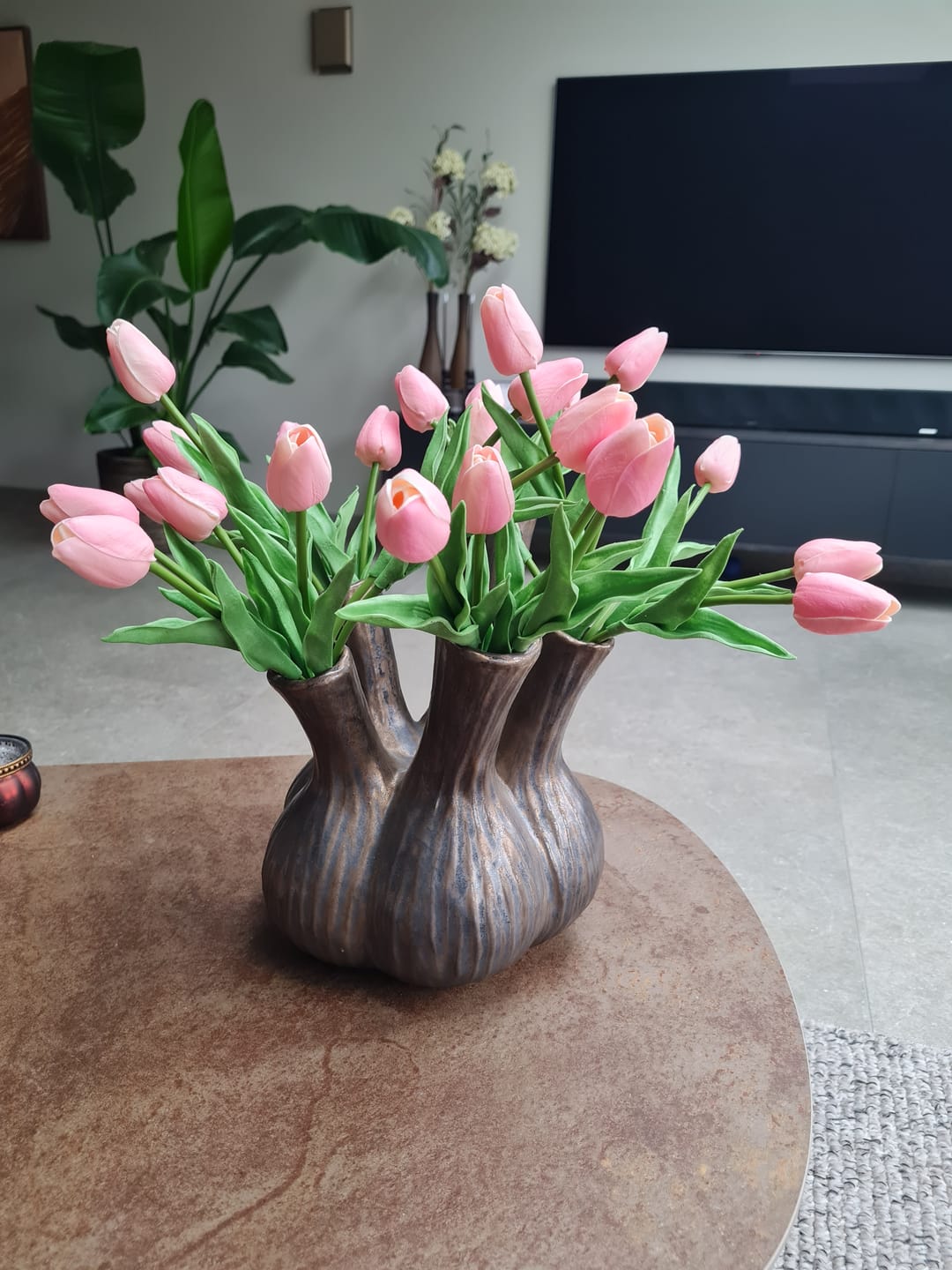 Customer photo review of Tulpen Boeket - Roze (25 stengels)