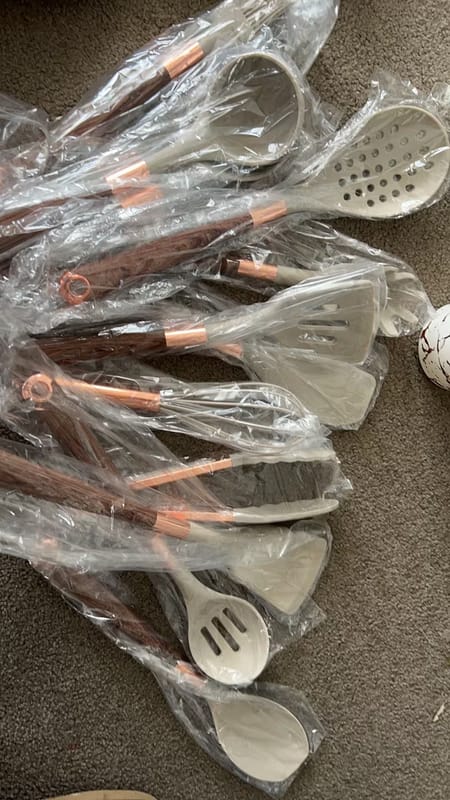 Customer photo review of Silicone Cooking Utensil Set – 10-Piece Kitchen Collection