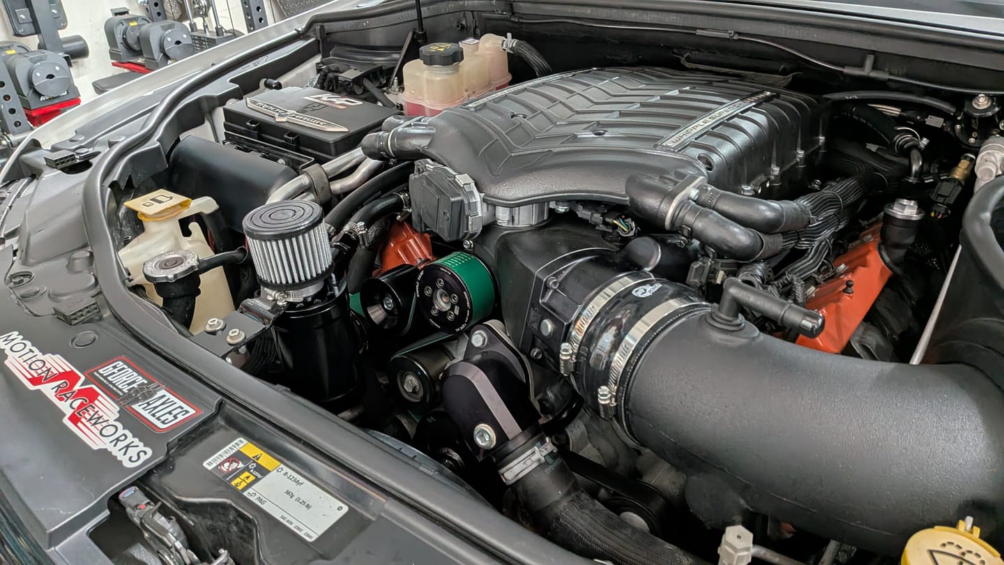 Customer photo review of Top Loader Billet Internally Baffled Oil Catch Can (Dual 10AN Port)