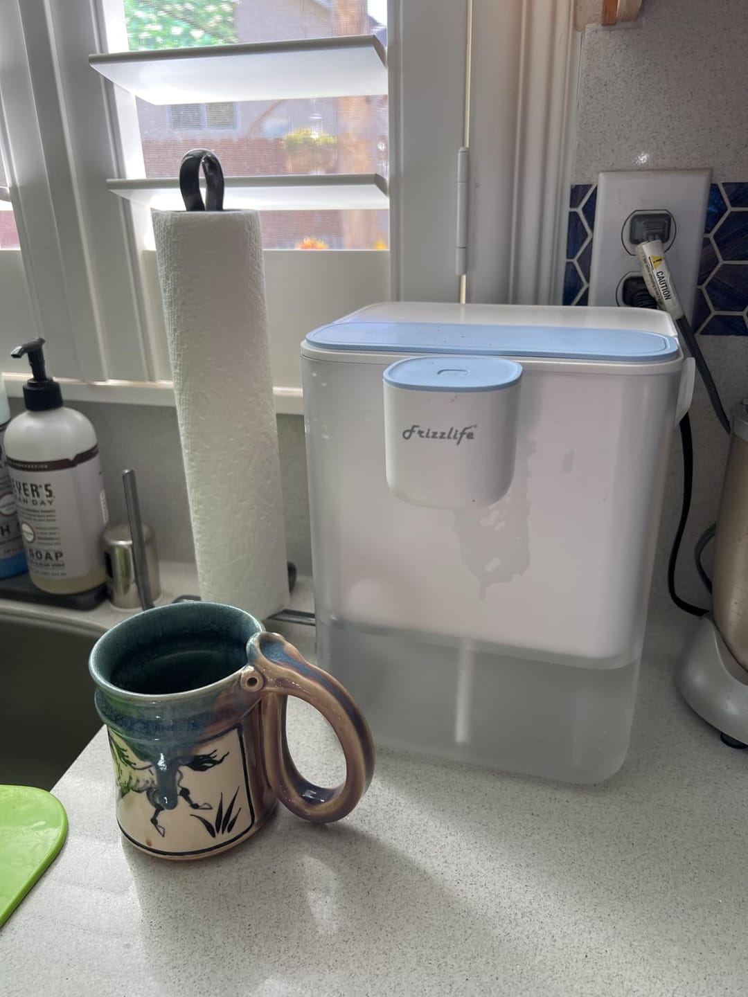 Customer photo review of Frizzlife 8-Stage Countertop Water Filter Dispenser, MD40