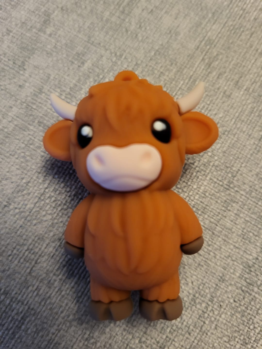 Customer photo review of 🐮A Little Highland Cow For You Keychain: Your Daily Reminder of Quiet Strength